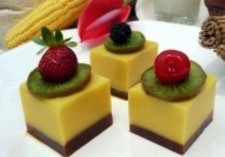 Cara Membuat Puding Jagung Manis Lapis Coklat